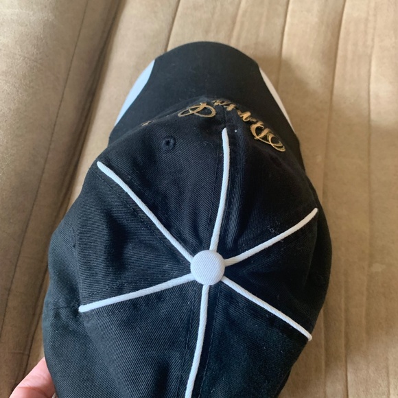 Punta Cana Black/White/Gold Hat - Picture 3 of 4